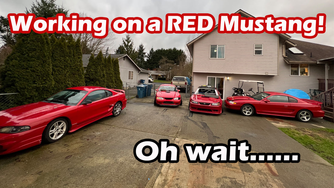 New Video - Working on a RED Mustang!