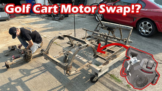 New Video - Golf Cart Motor Swap!? The Tear Down Begins Now!