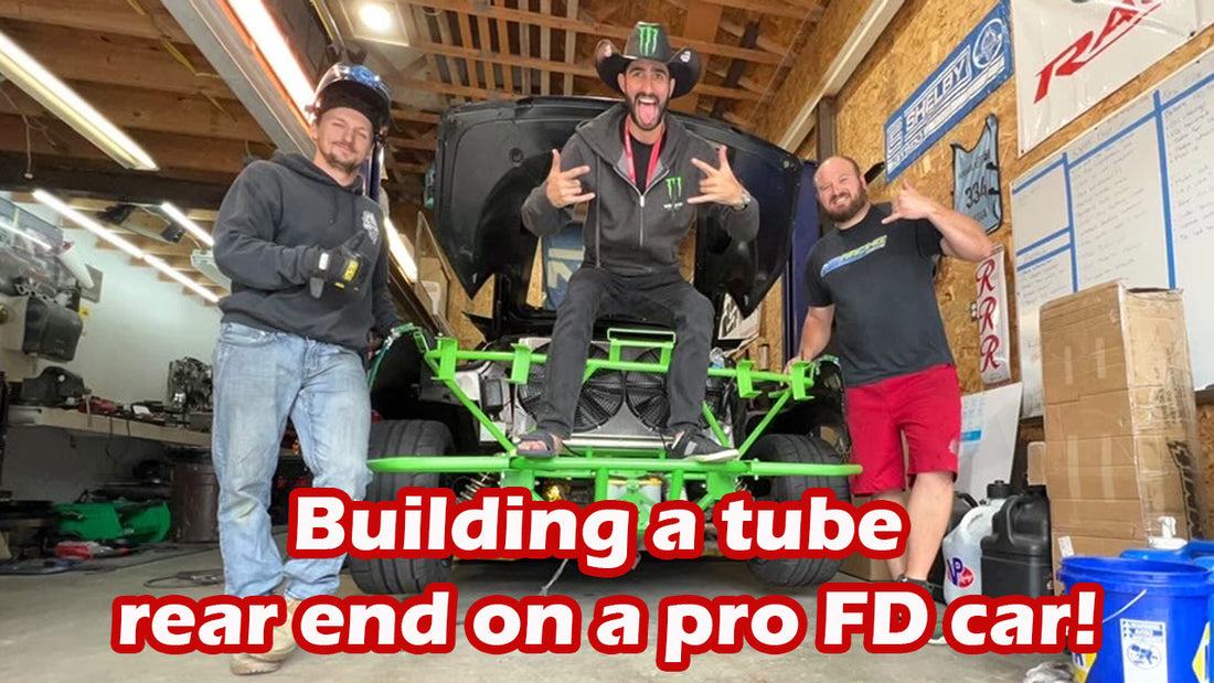 New Video - Building a tube rear end on a pro Formula Drift car!