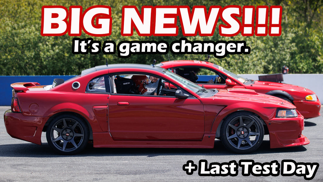 New Video - BIG NEWS! It's a game changer + Last Test Day