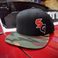 Skidiots Garage Camo/Black Snapback Hat