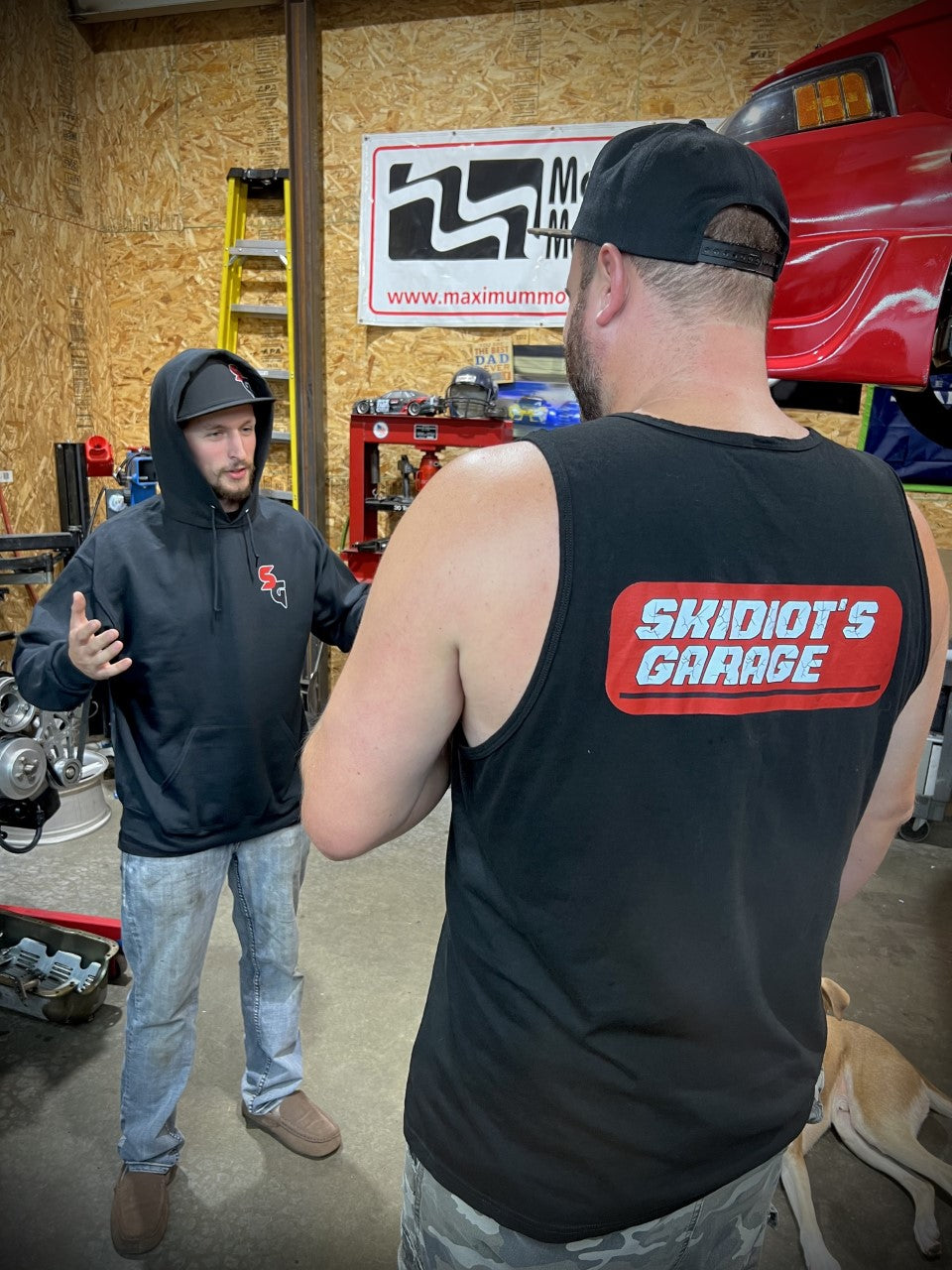 Skidiots Garage Tank Top